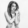 Figurative Drawing by Claudia Kleefeld