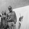 Photographs of Dennis Hopper in his Taos Art Studio